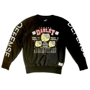 Lamar & Dauley Offense Defense Long Sleeve Championship Ring T-Shirt
